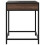VidaXL (brown oak) vidaXL Bedside Table with Infinity LED Nightstand Bed Side Table Brown Oak 7