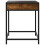 VidaXL (smoked oak) vidaXL Bedside Table with Infinity LED Nightstand Bed Side Table Brown Oak 7