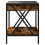 VidaXL (smoked oak) vidaXL Bedside Table with Infinity LED Nightstand Bed Side Table Sonoma Oak 7
