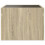 VidaXL (sonoma oak) vidaXL Bedside Table with Infinity LED Nightstand Bed Side Table Smoked Oak 5