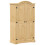 VidaXL (brown) vidaXL Wardrobe Cupboard Closet Clothes Storage Organiser Solid Wood Pine 2