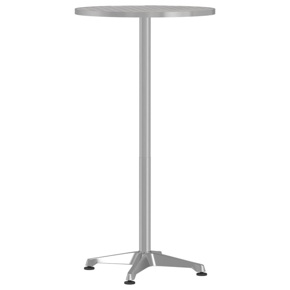 (59.5 x 70/109.5 cm) vidaXL Outdoor Bar Table Height Adjustable Bistro Table Dining Table Aluminium