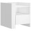 VidaXL (white) vidaXL Bedside Cabinet Nightstand Bed Side Table Sonoma Oak Engineered Wood 1