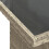 VidaXL vidaXL Gartentisch mit Glasplatte Hellgrau 100x55x73 cm Poly Rattan 10