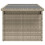 VidaXL vidaXL Gartentisch mit Glasplatte Hellgrau 100x55x73 cm Poly Rattan 6