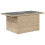 VidaXL vidaXL Gartentisch mit Glasplatte Beige 100x55x73 cm Poly Rattan 7