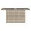 VidaXL vidaXL Gartentisch mit Glasplatte Hellgrau 100x55x73 cm Poly Rattan 5