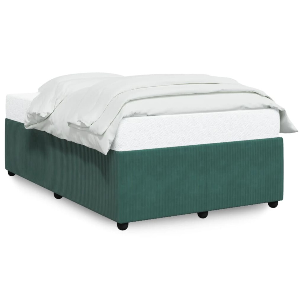 (dark green, 120 x 190 cm) vidaXL Bed Frame Home Bed Base Mattress Foundation Dark Grey 80x200 cm Velvet