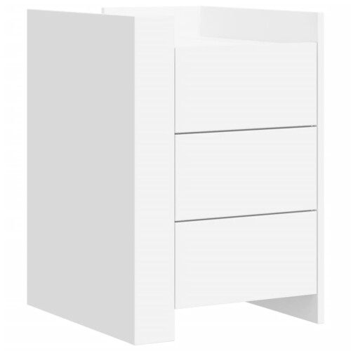 VidaXL (white) vidaXL Bedside Cabinet Nightstand Bed Cabinet Bed Side Table Engineered Wood 1