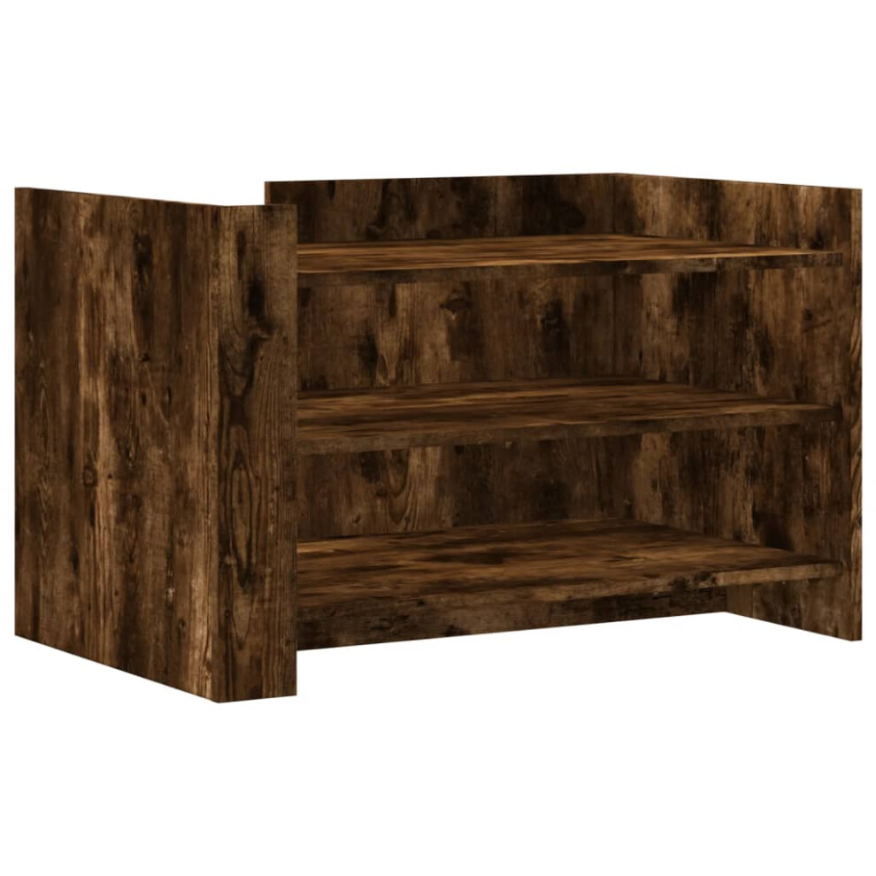 (smoked oak, 80 x 50 x 50 cm) vidaXL Coffee Table Hallway Tea End Table Accent Side Table Engineered Wood