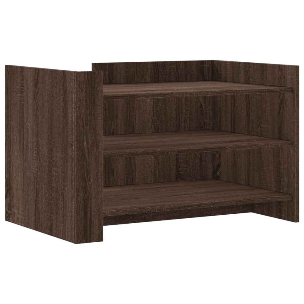 Vidaxl (Brown Oak, 80 X 50 X 50 Cm) Coffee Table Hallway Tea End Table Accent Side Table Engineered Wood