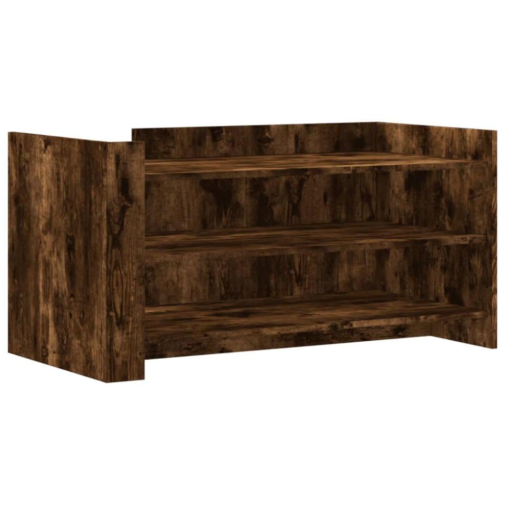 (smoked oak, 100 x 50 x 50 cm) vidaXL Coffee Table Hallway Tea End Table Accent Side Table Engineered Wood