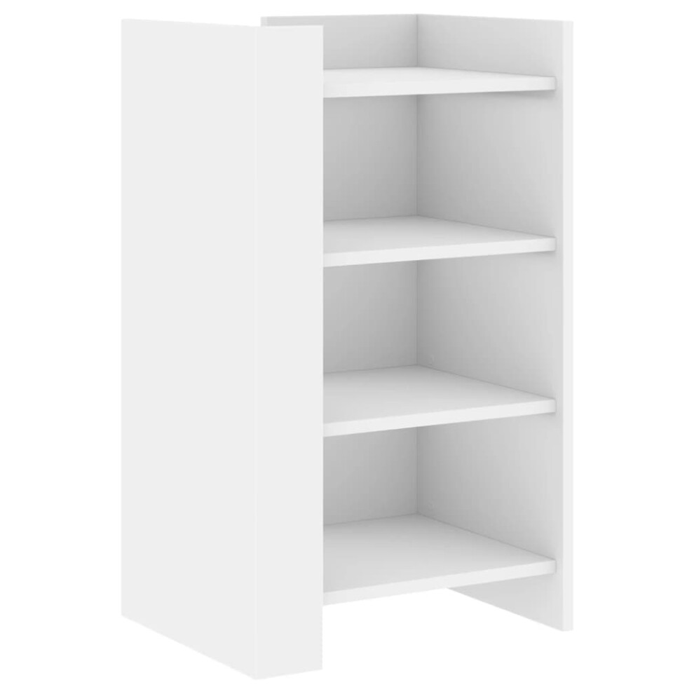 Vidaxl (White, 45 X 35 X 75 Cm) Sideboard Home Storage Cupboard Cabinet Highboard White Engineered Wood