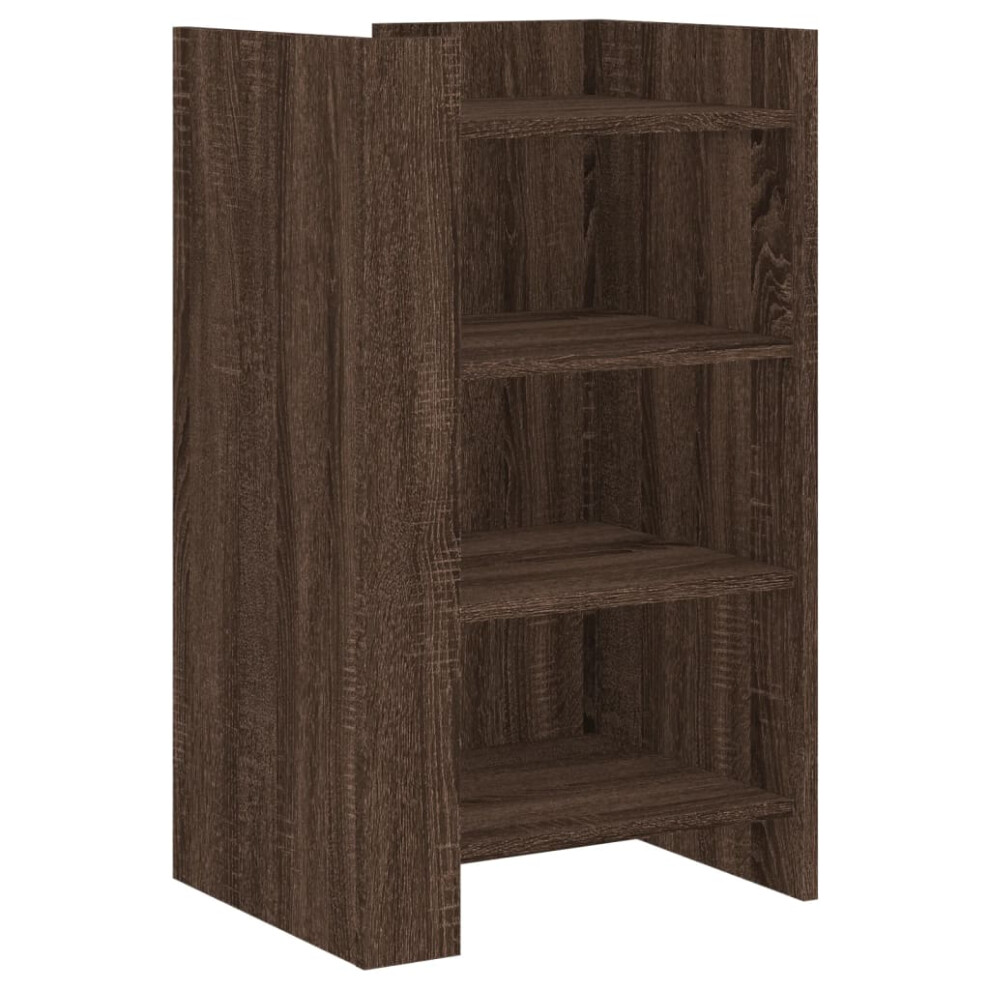 (brown oak, 45 x 35 x 75 cm) vidaXL Sideboard Home Storage Cupboard Cabinet Highboard White Engineered Wood