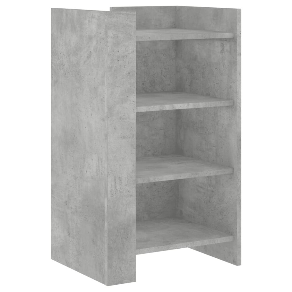 Vidaxl (Concrete Grey, 45 X 35 X 75 Cm) Sideboard Home Storage Cupboard Cabinet Highboard White Engineered Wood