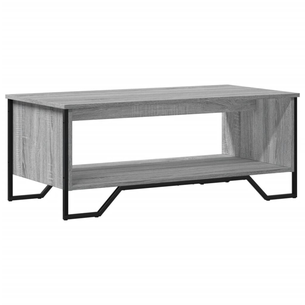 Vidaxl (Grey Sonoma, 100 X 51 X 40 Cm) Coffee Table End Table Accent Side Table Sonoma Oak Engineered Wood