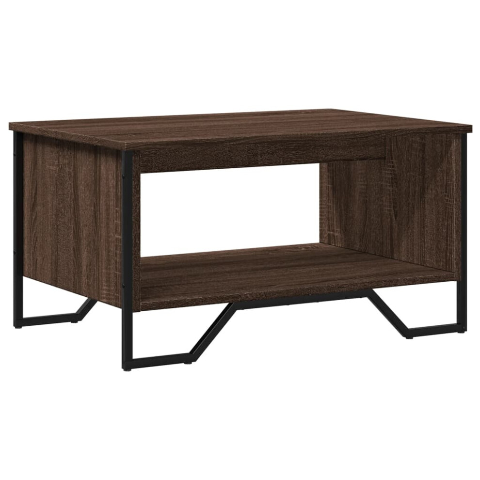 (brown oak, 75 x 51 x 40 cm) vidaXL Coffee Table End Table Accent Side Table Sonoma Oak Engineered Wood