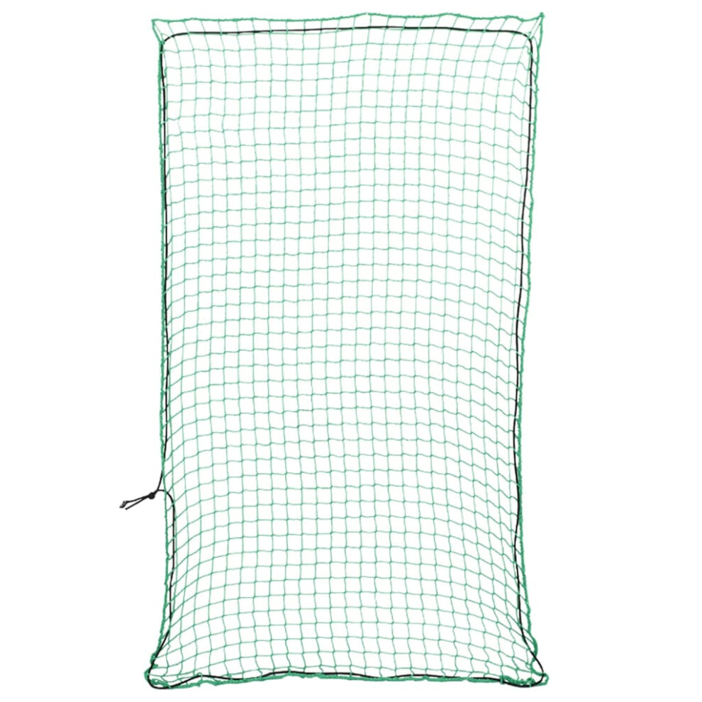 (green, 3.5 x 2 m) vidaXL Trailer Net with Elastic Rope Cargo Net Truck Bed Mesh Net Green PP