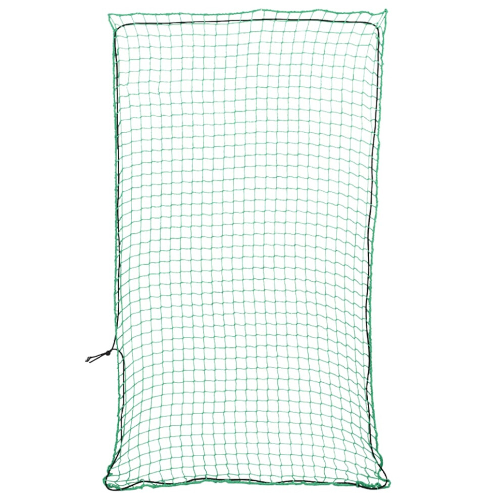 (green, 4 x 2.5 m) vidaXL Trailer Net with Elastic Rope Cargo Net Truck Bed Mesh Net Green PP