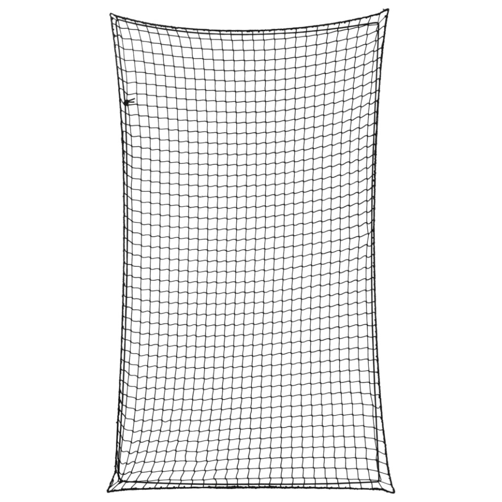 (black, 2.1 x 1.25 m) vidaXL Trailer Net with Elastic Rope Cargo Net Truck Bed Mesh Net Green PP