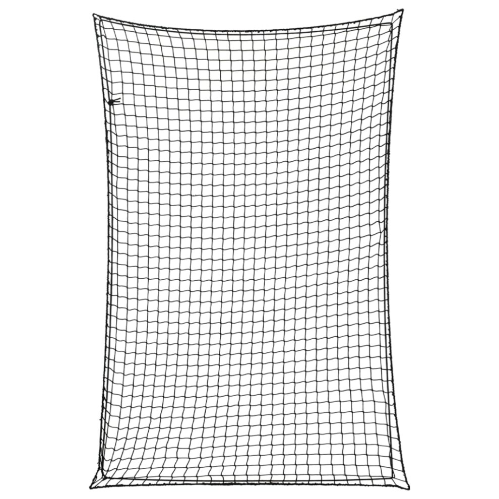 (black, 3 x 2 m) vidaXL Trailer Net with Elastic Rope Cargo Net Truck Bed Mesh Net Green PP