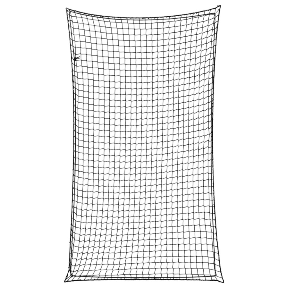 (black, 3.5 x 2 m) vidaXL Trailer Net with Elastic Rope Cargo Net Truck Bed Mesh Net Green PP