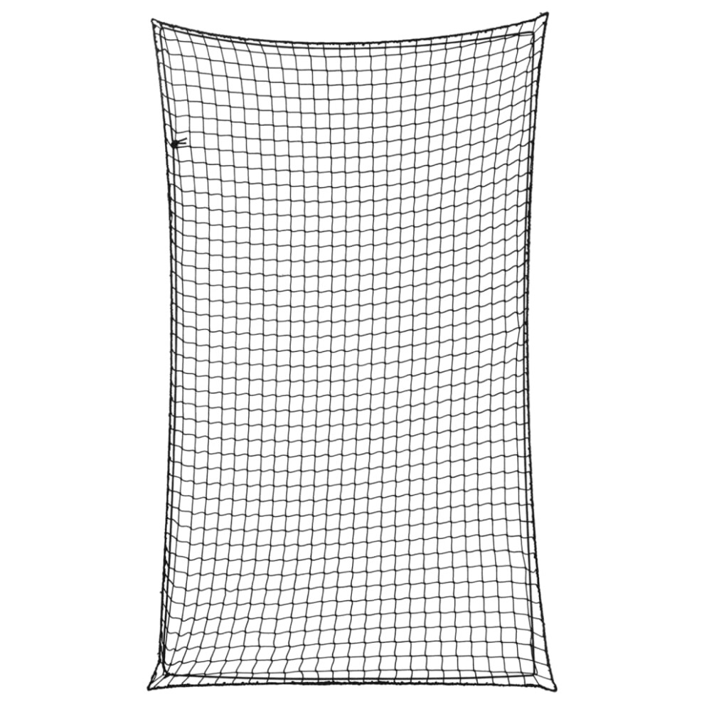 (black, 2.5 x 1.5 m) vidaXL Trailer Net with Elastic Rope Cargo Net Truck Bed Mesh Net Green PP