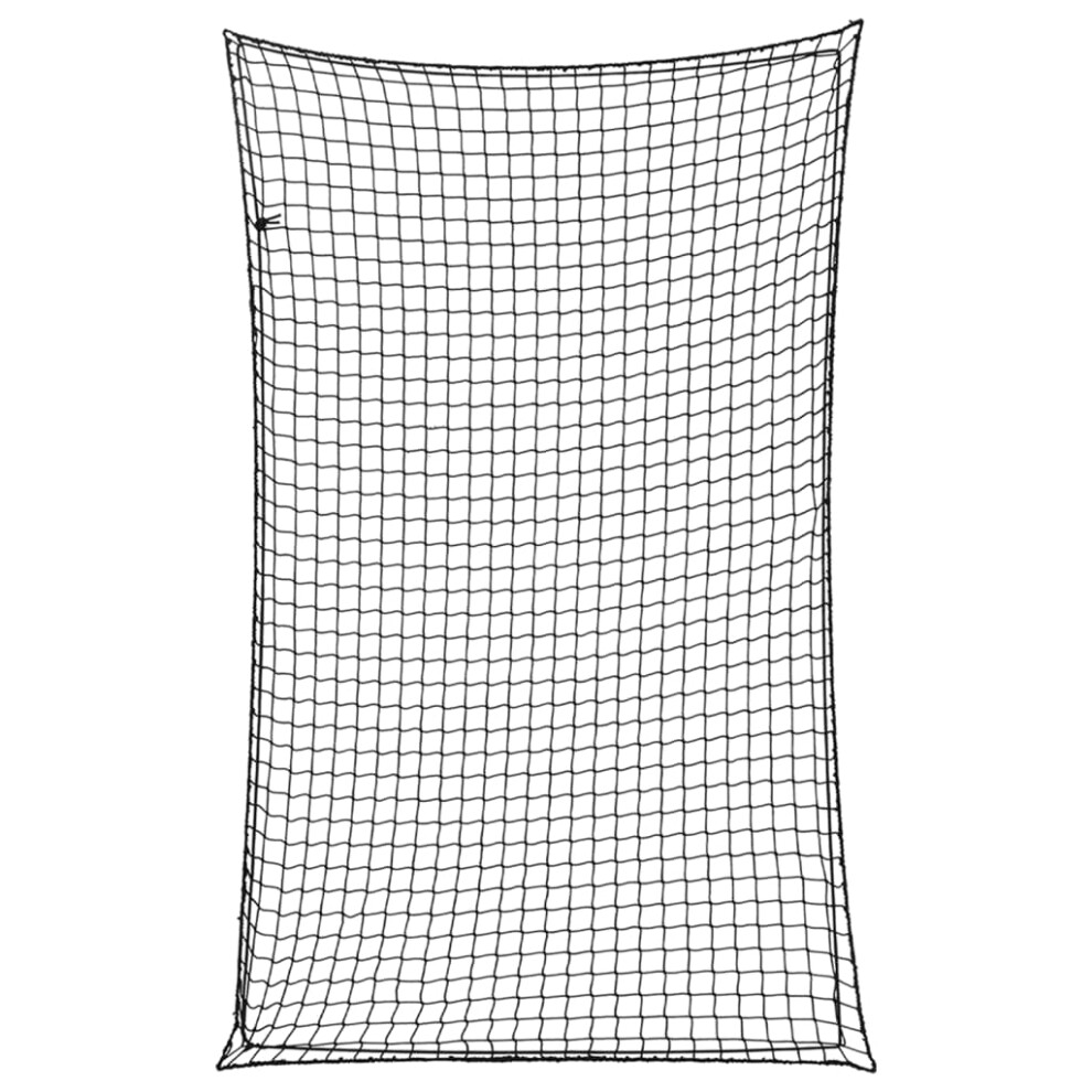 (black, 4 x 2.5 m) vidaXL Trailer Net with Elastic Rope Cargo Net Truck Bed Mesh Net Green PP