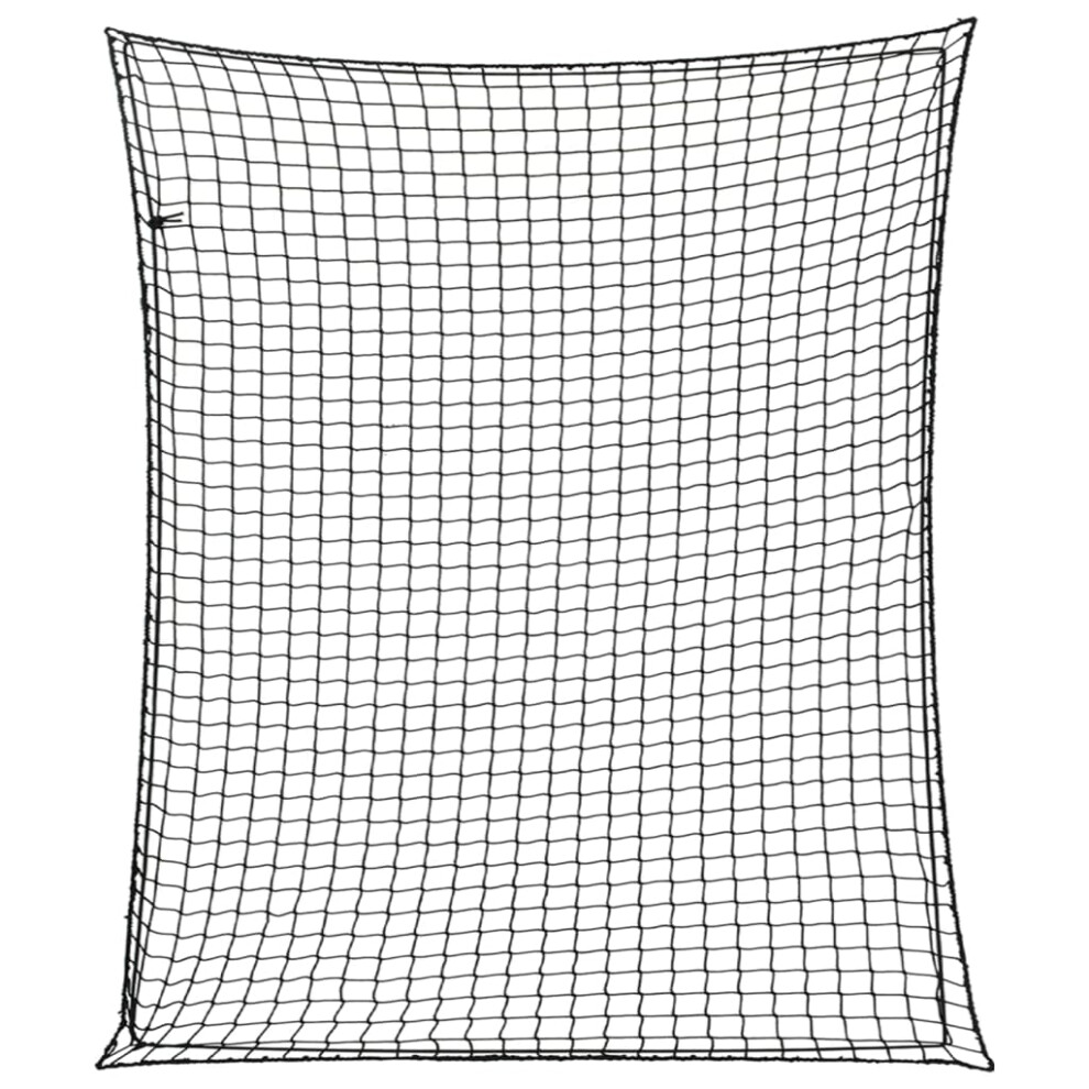 (black, 3.5 x 3 m) vidaXL Trailer Net with Elastic Rope Cargo Net Truck Bed Mesh Net Green PP