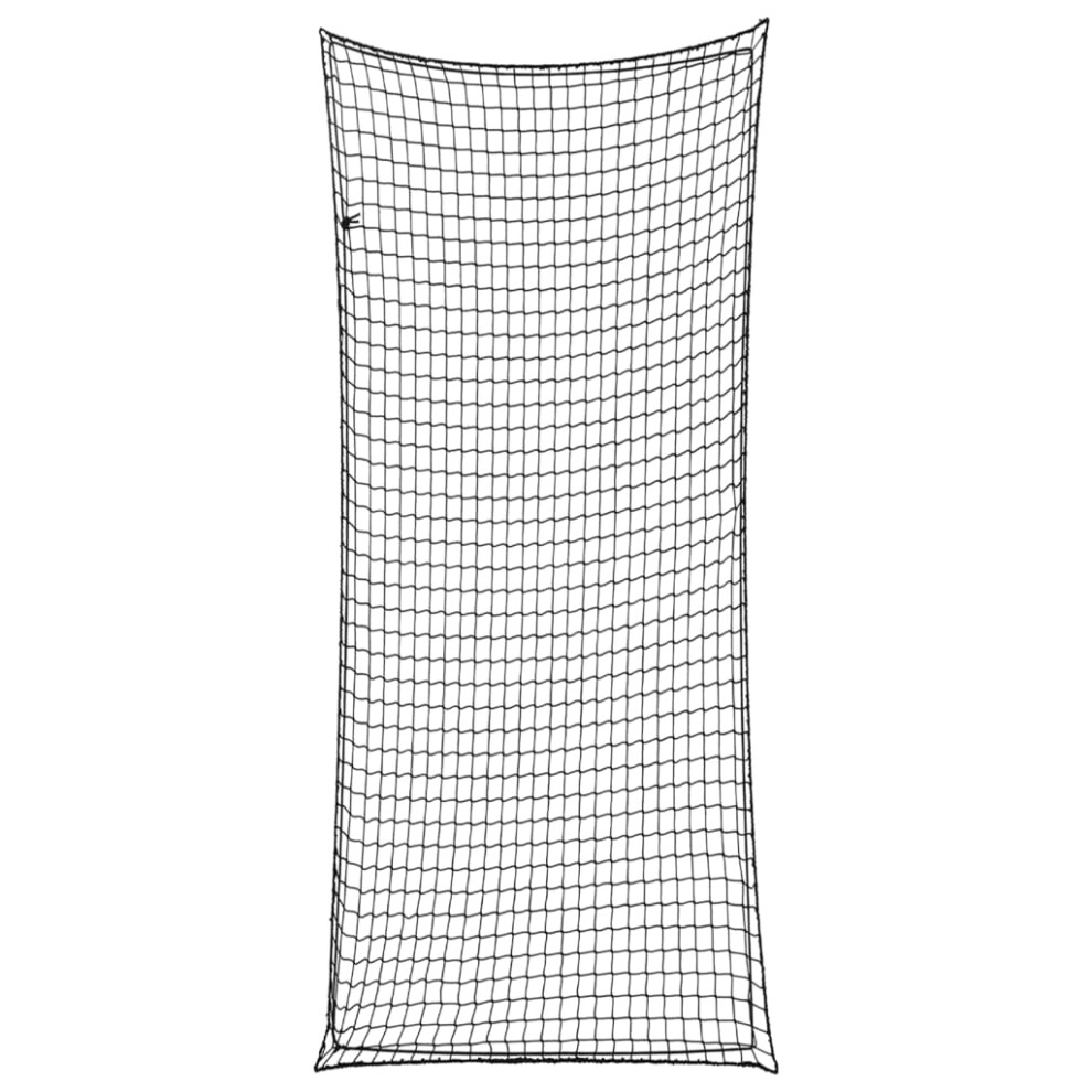 (black, 8 x 3.5 m) vidaXL Trailer Net with Elastic Rope Cargo Net Truck Bed Mesh Net Green PP