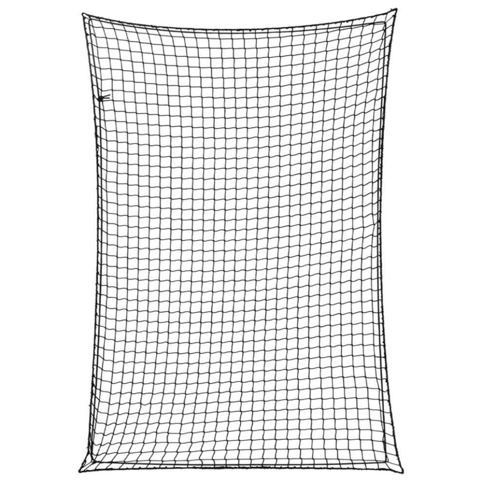 (black, 5 x 3.5 m) vidaXL Trailer Net with Elastic Rope Cargo Net Truck Bed Mesh Net Green PP