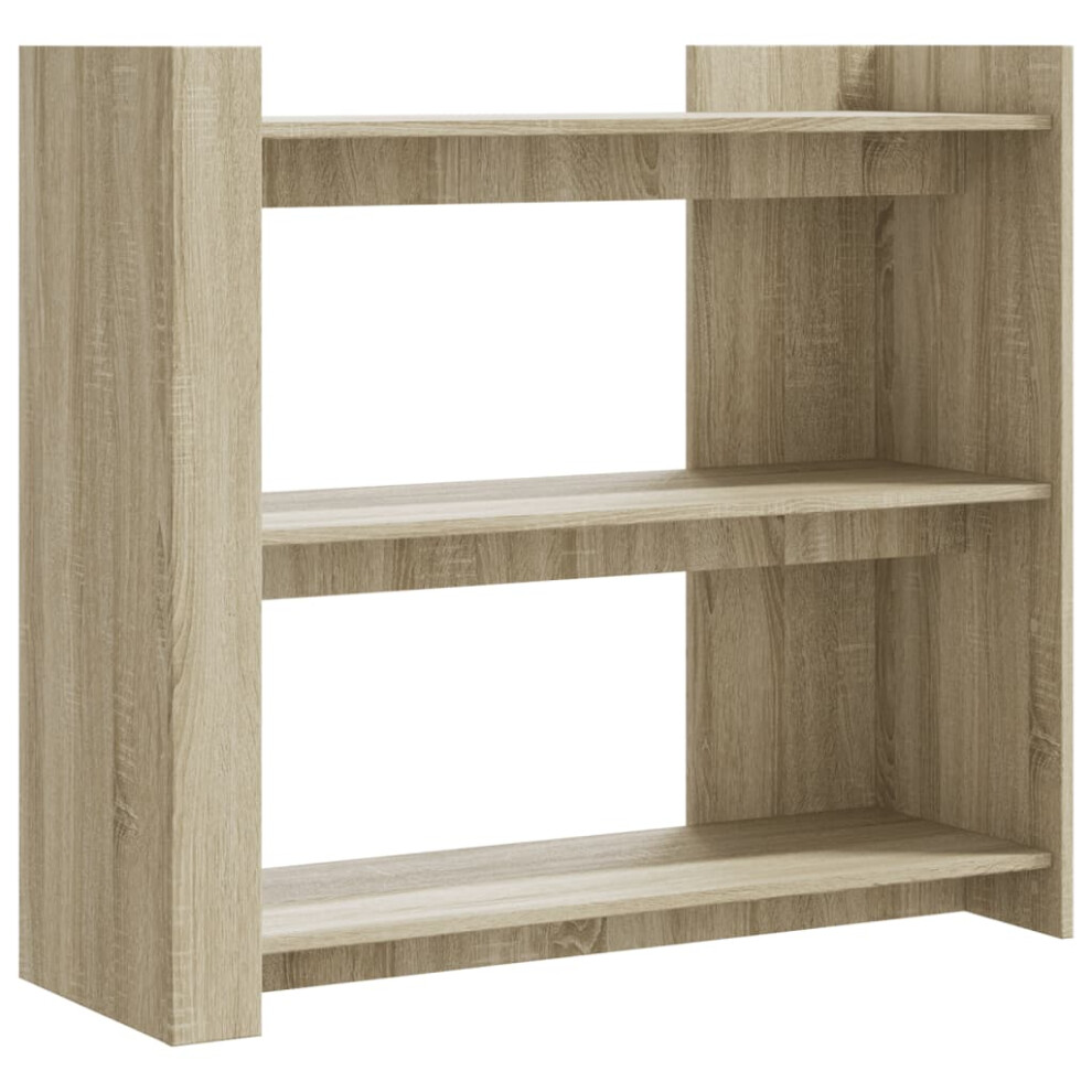Vidaxl (Sonoma Oak) Console Table Tea End Table Accent Side Table White Engineered Wood