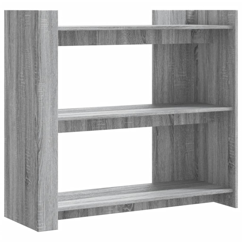 Vidaxl (Grey Sonoma) Console Table Tea End Table Accent Side Table White Engineered Wood