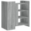 VidaXL (grey sonoma) vidaXL Sideboard Cupboard Side Cabinet Highboard Concrete Grey Engineered Wood 6