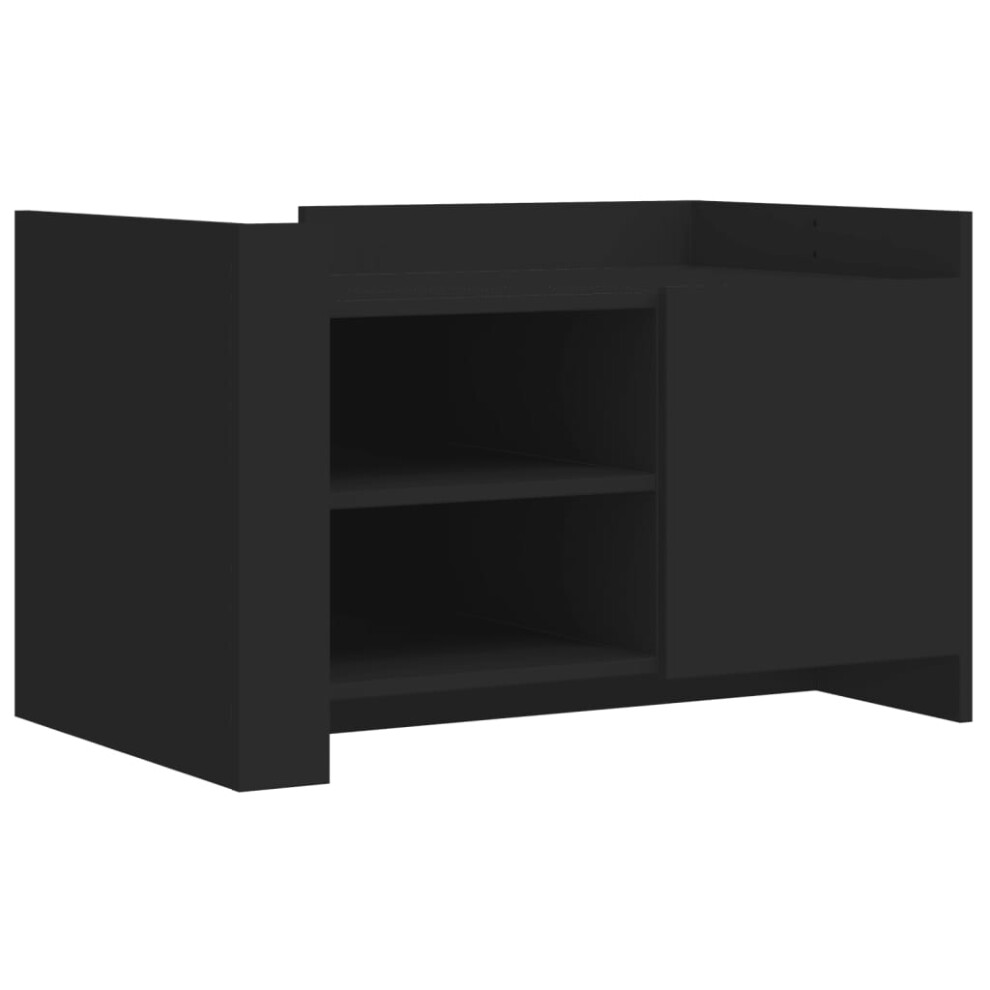 Vidaxl Black (, 80 X 50 X 50 Cm) Coffee Table End Table Accent Side Table Sonoma Oak Engineered Wood
