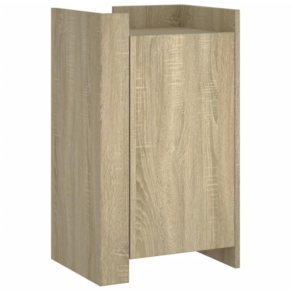 Vidaxl (Sonoma Oak) Sideboard Storage Cupboard Cabinet Highboard Sonoma Oak Engineered Wood