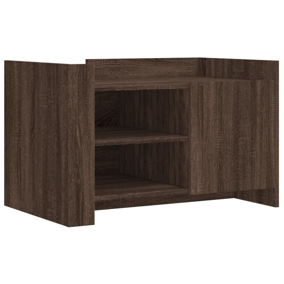 (brown oak, 80 x 50 x 50 cm) vidaXL Coffee Table End Table Accent Side Table Sonoma Oak Engineered Wood