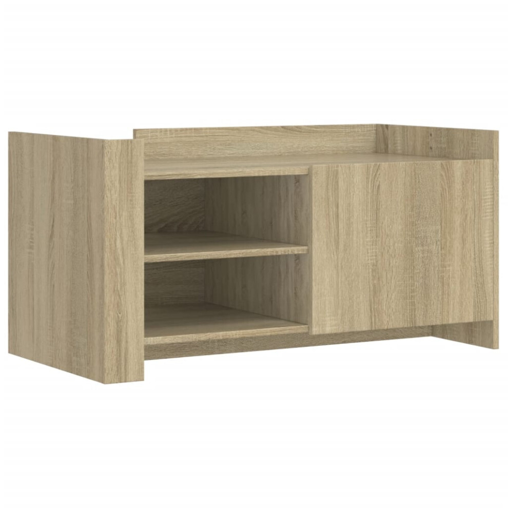 Vidaxl (Sonoma Oak, 100 X 50 X 50 Cm) Coffee Table End Table Accent Side Table Sonoma Oak Engineered Wood