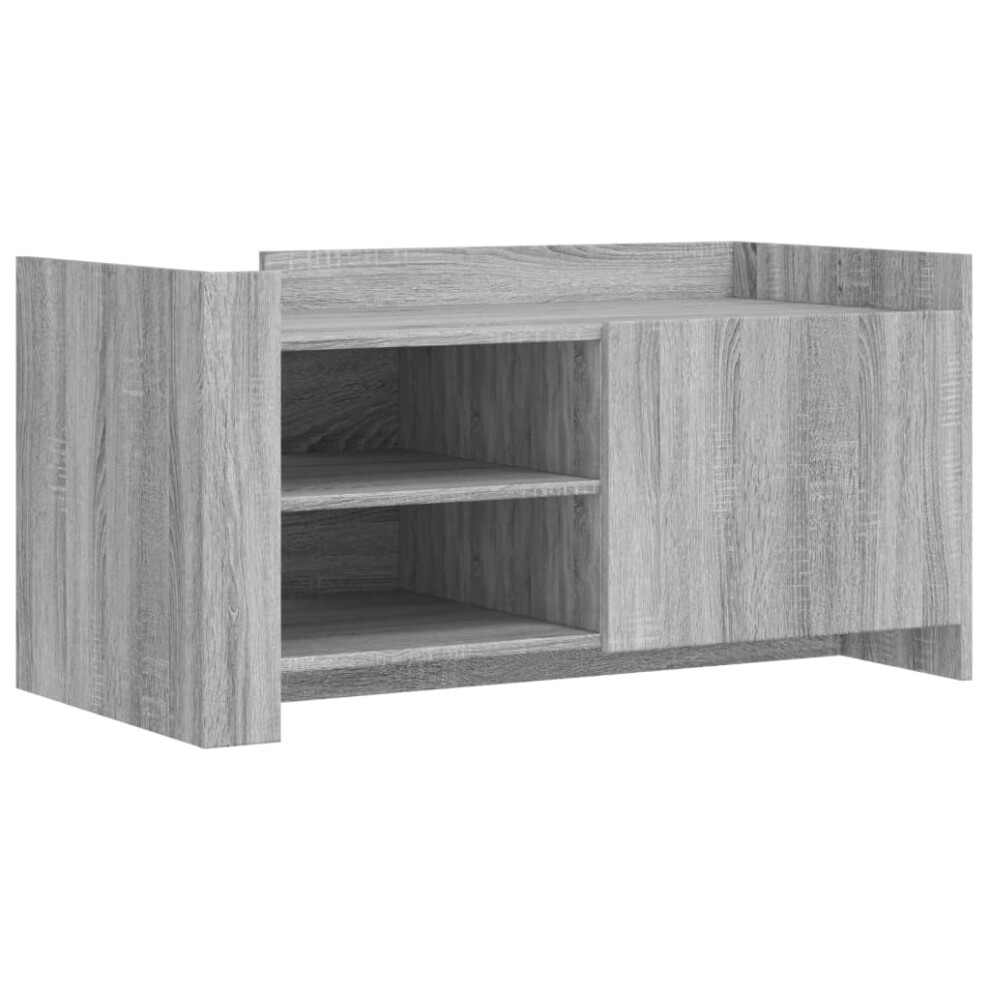 (grey sonoma, 100 x 50 x 50 cm) vidaXL Coffee Table End Table Accent Side Table Sonoma Oak Engineered Wood