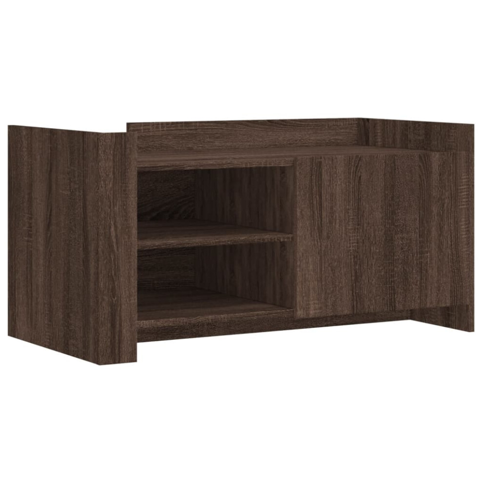 (brown oak, 100 x 50 x 50 cm) vidaXL Coffee Table End Table Accent Side Table Sonoma Oak Engineered Wood