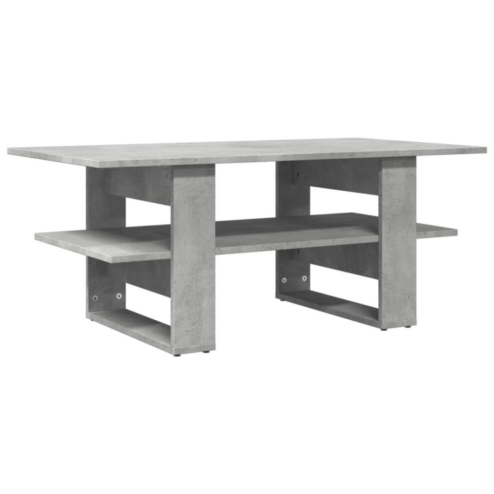 Vidaxl (Concrete Grey) Coffee Table Hallway Centre End Table Tea Side Table Engineered Wood