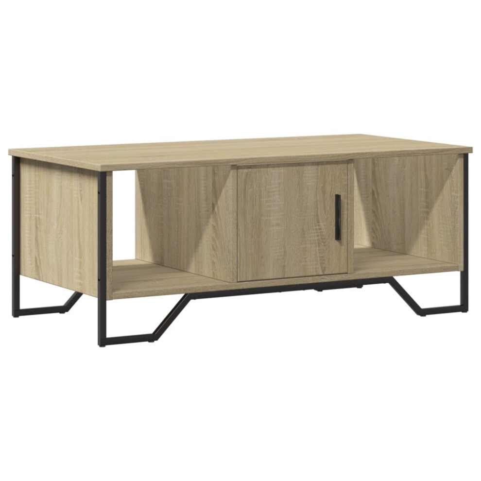 Vidaxl (Sonoma Oak) Coffee Table End Table Accent Side Table Smoked Oak Engineered Wood