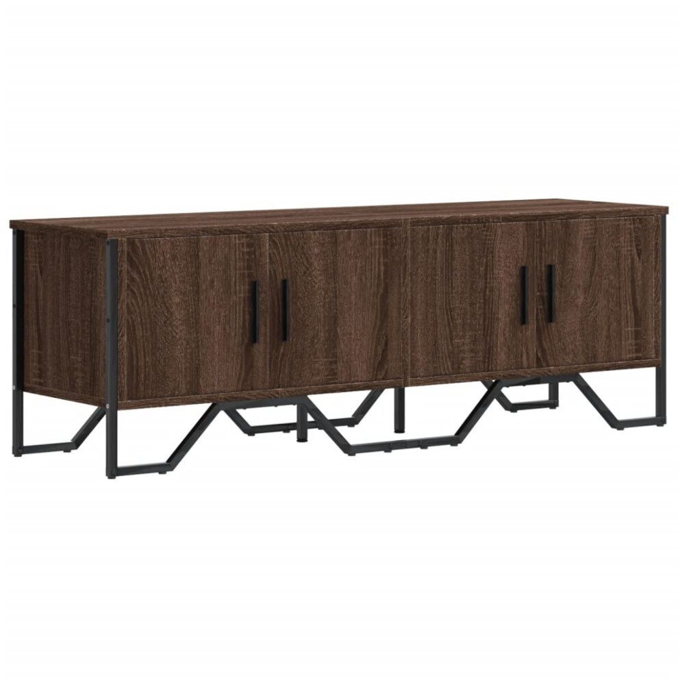 (brown oak) vidaXL TV Cabinet TV Stand TV Unit Media Cabinet Brown Oak Engineered Wood