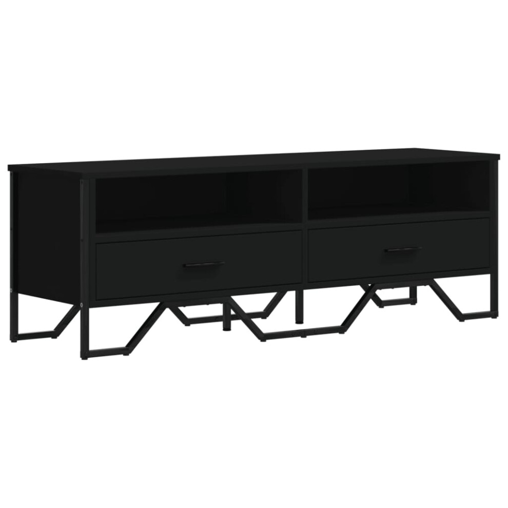 (black) vidaXL TV Cabinet TV Stand TV Unit Media Cabinet Grey Sonoma Engineered Wood