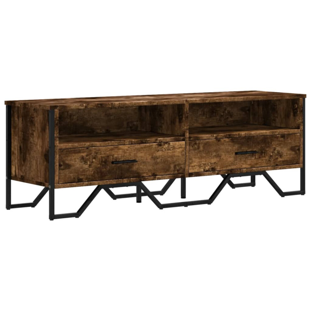 Vidaxl (Smoked Oak) Tv Cabinet Tv Stand Tv Unit Media Cabinet Grey Sonoma Engineered Wood Brown