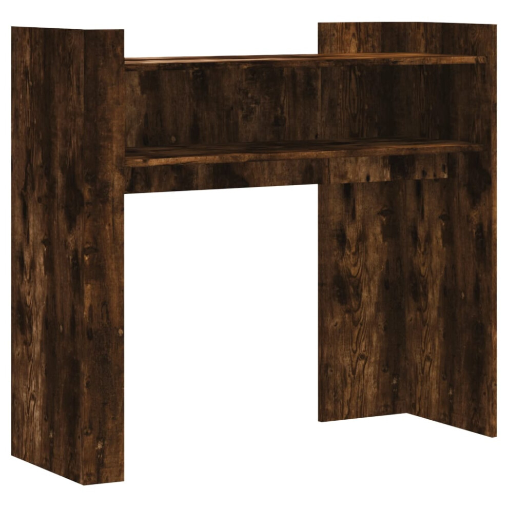 Vidaxl (Smoked Oak) Console Table Hallway Tea End Table Accent Side Table Engineered Wood