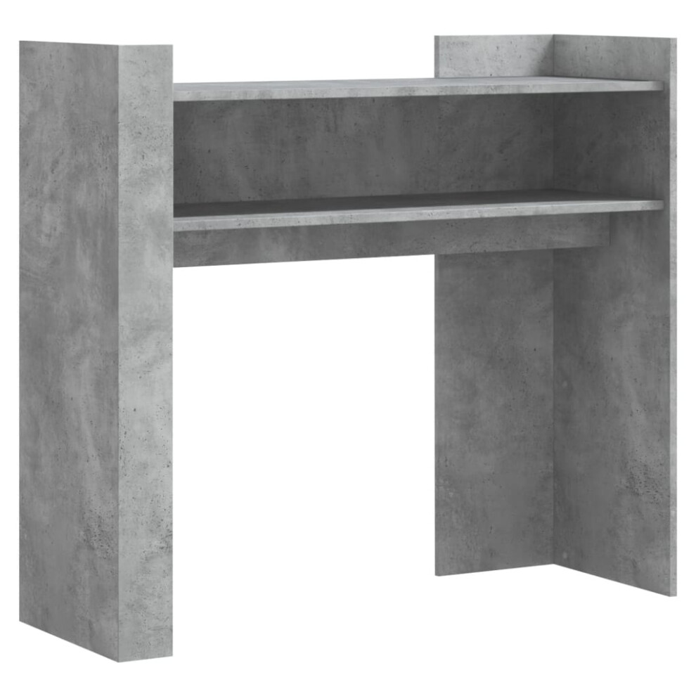 Vidaxl (Concrete Grey) Console Table Hallway Tea End Table Accent Side Table Engineered Wood