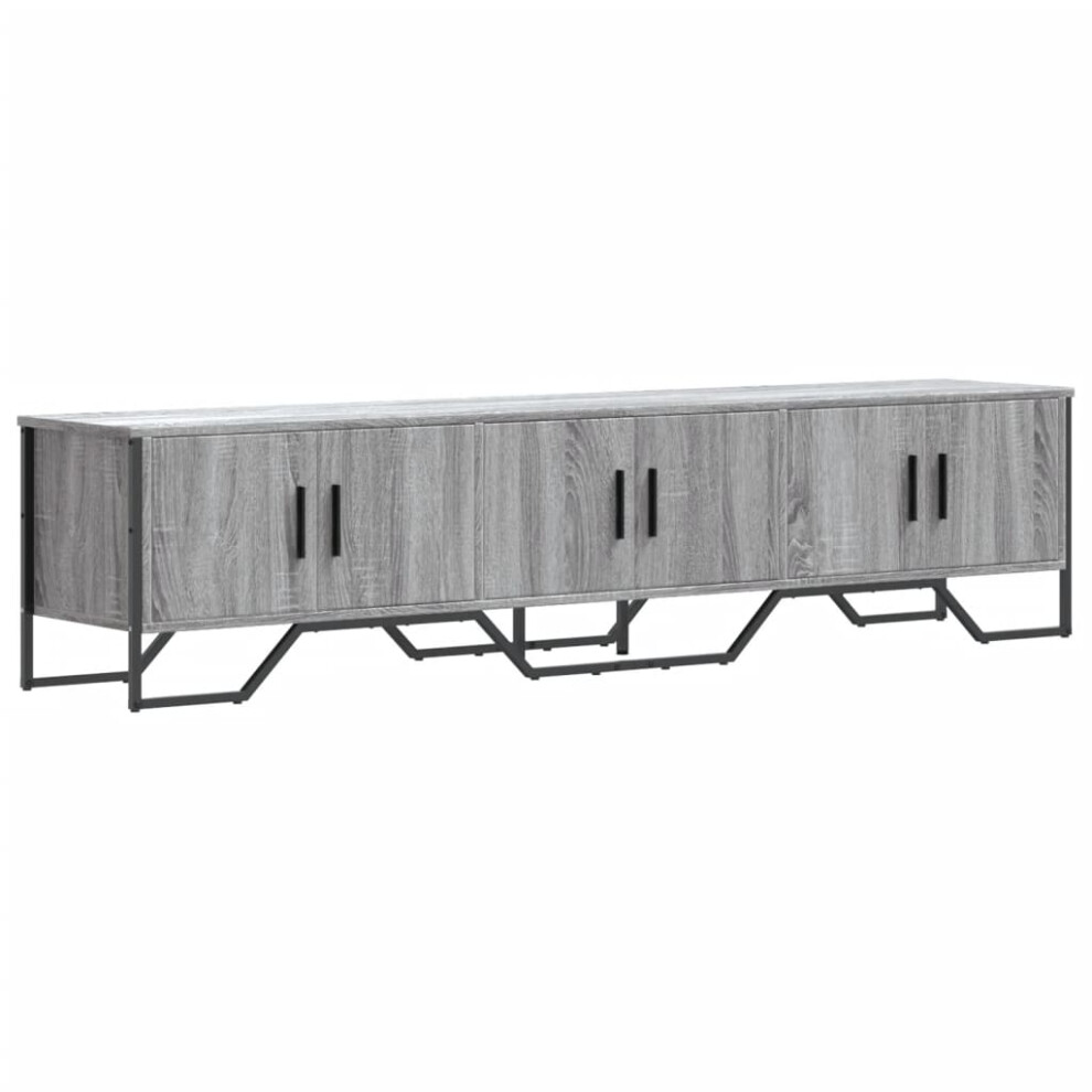 (grey sonoma) vidaXL TV Cabinet TV Stand TV Unit Entertainment Centre Black Engineered Wood