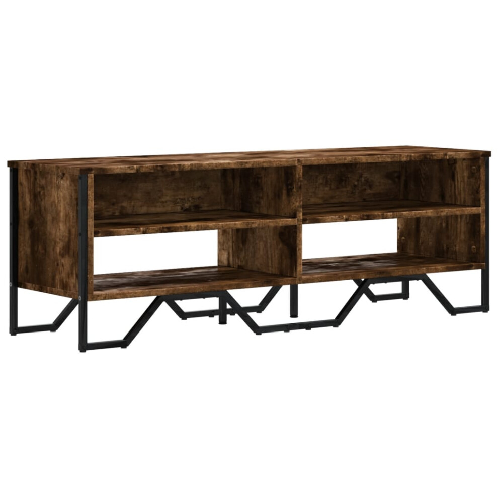 (smoked oak, 122 x 34 x 41 cm) vidaXL TV Cabinet TV Stand TV Unit Media Cabinet Grey Sonoma Engineered Wood