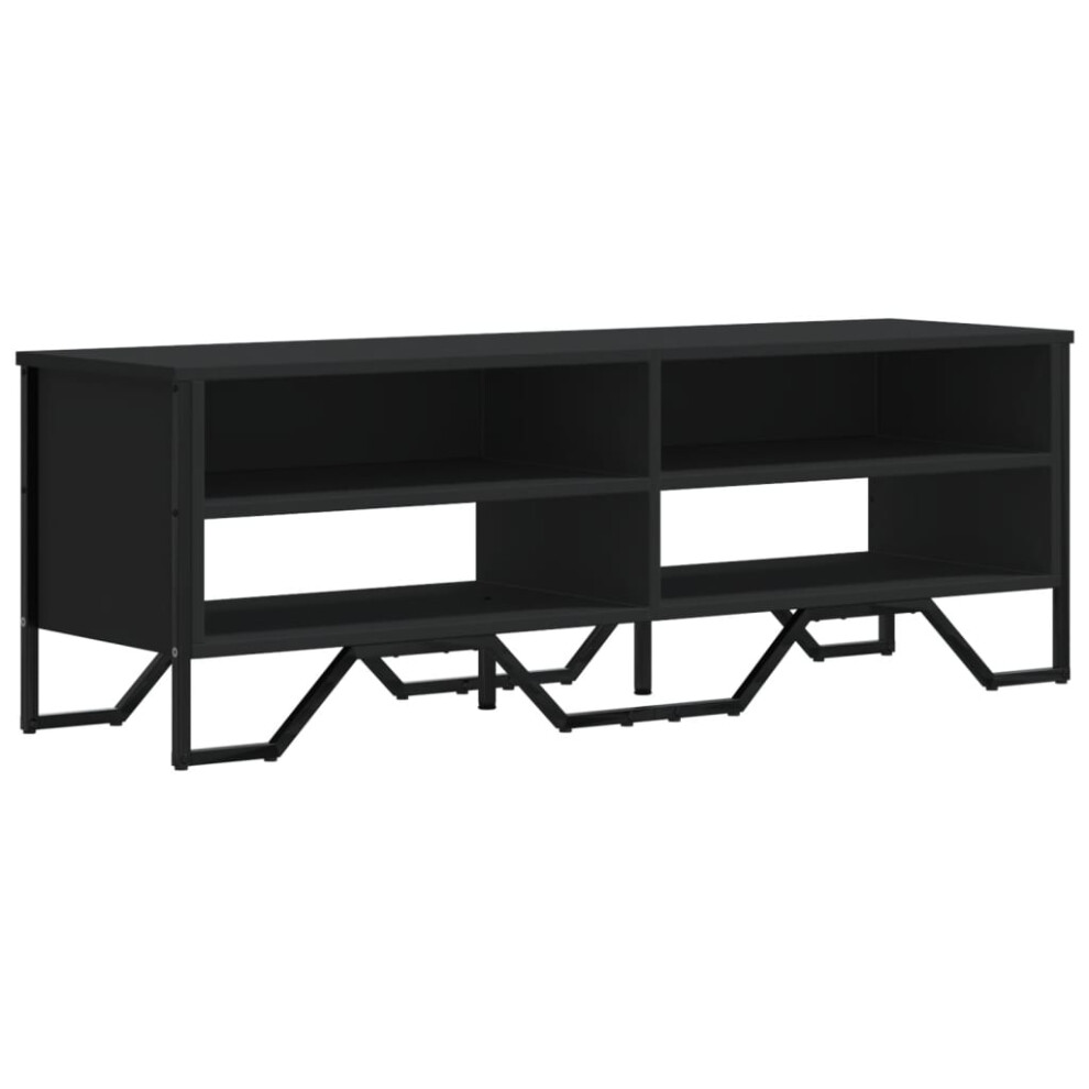 (black, 122 x 34 x 41 cm) vidaXL TV Cabinet TV Stand TV Unit Media Cabinet Grey Sonoma Engineered Wood